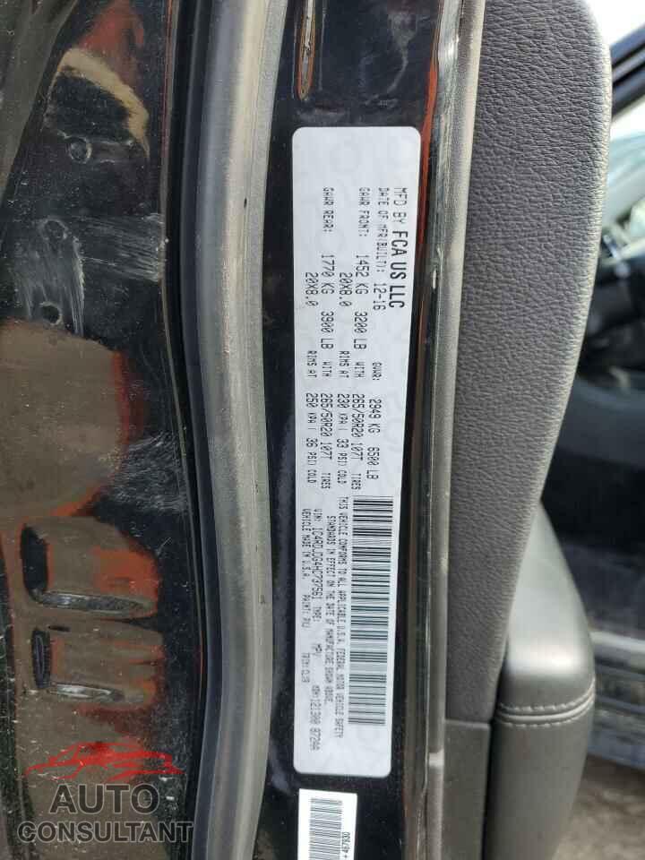 DODGE DURANGO 2017 - 1C4RDJDG4HC737561