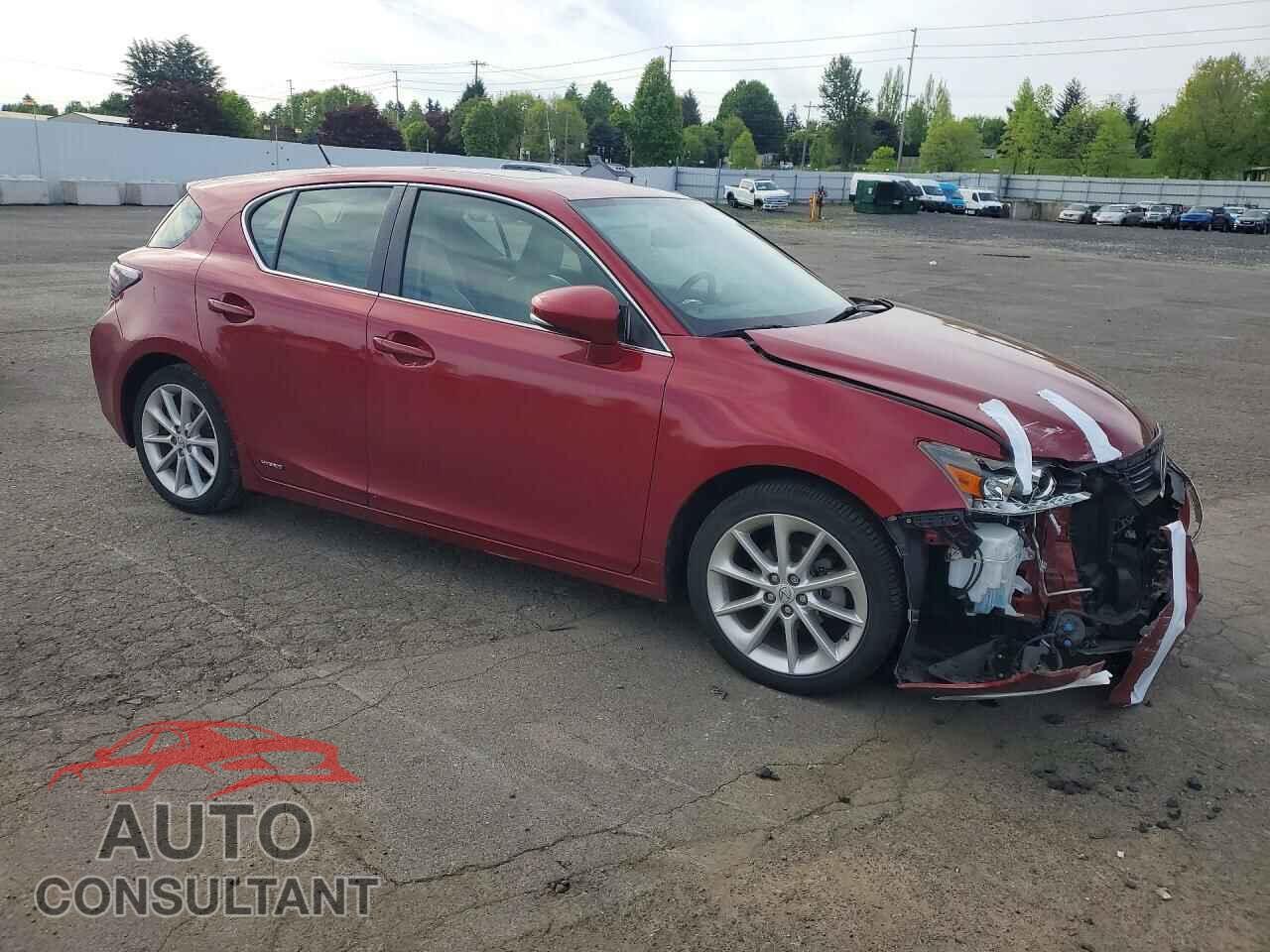 LEXUS CT 200 2012 - JTHKD5BH2C2121052