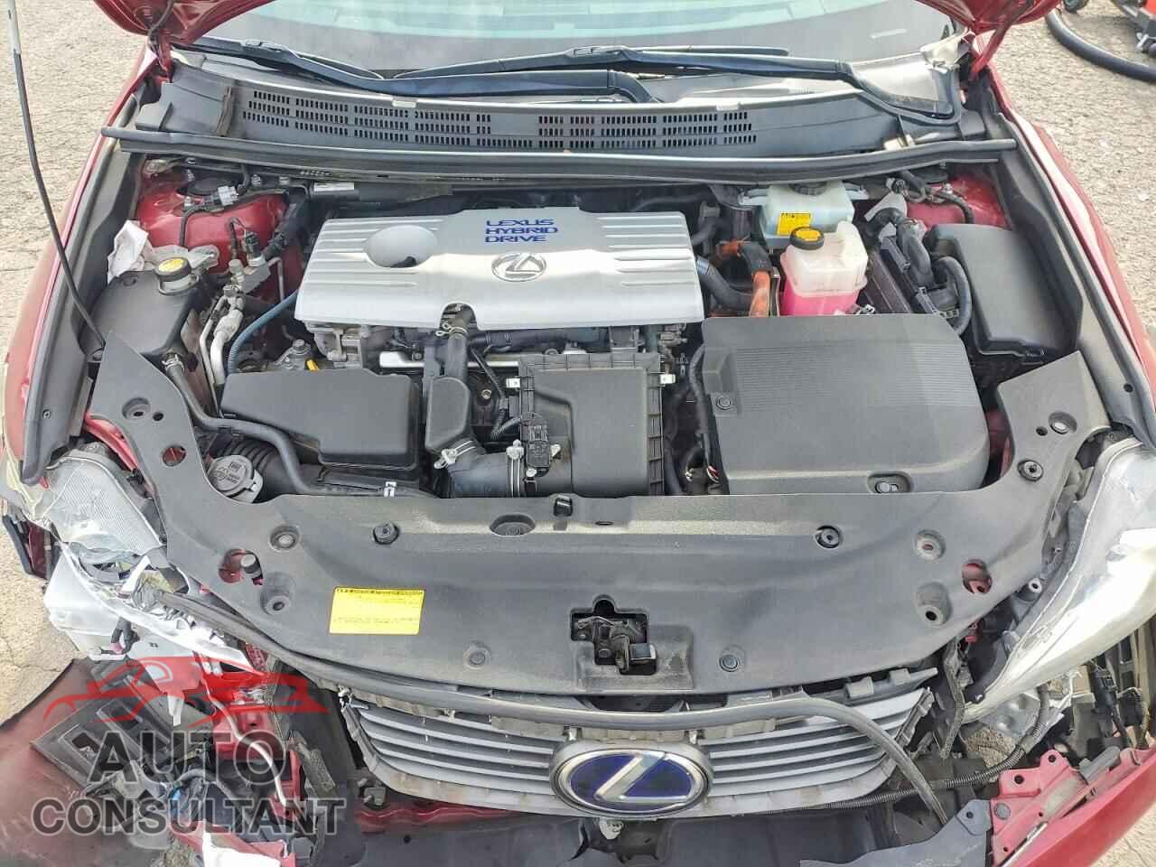 LEXUS CT 200 2012 - JTHKD5BH2C2121052