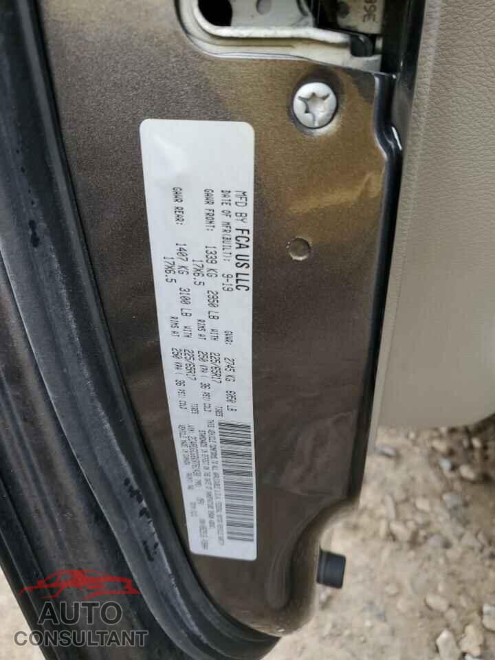 DODGE CARAVAN 2019 - 2C4RDGCG6KR761430