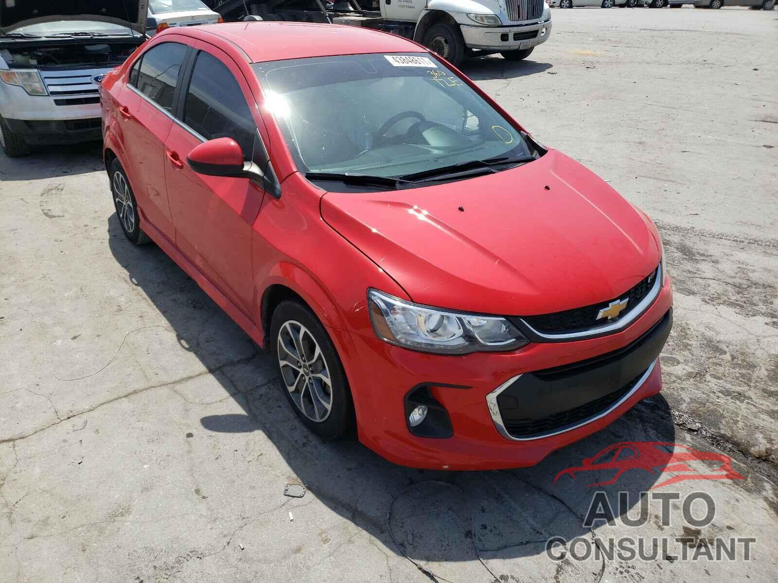 CHEVROLET SONIC 2017 - 1G1JD5SH6H4170448