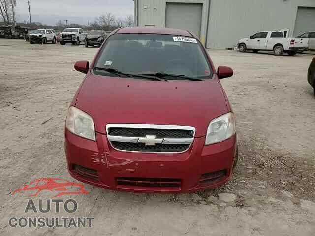 CHEVROLET AVEO 2011 - KL1TD5DEXBB194393
