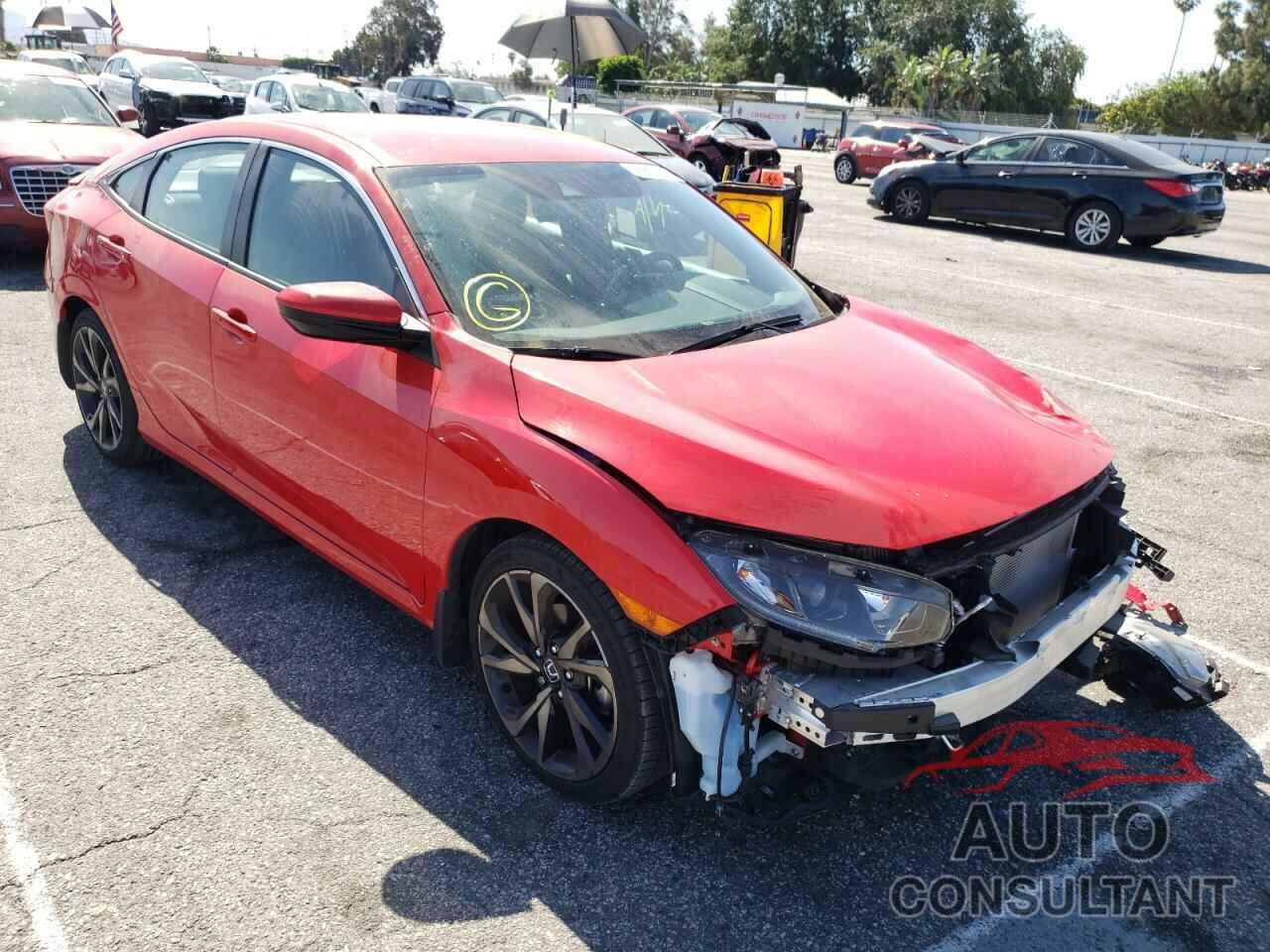 HONDA CIVIC 2019 - 2HGFC2F84KH521099