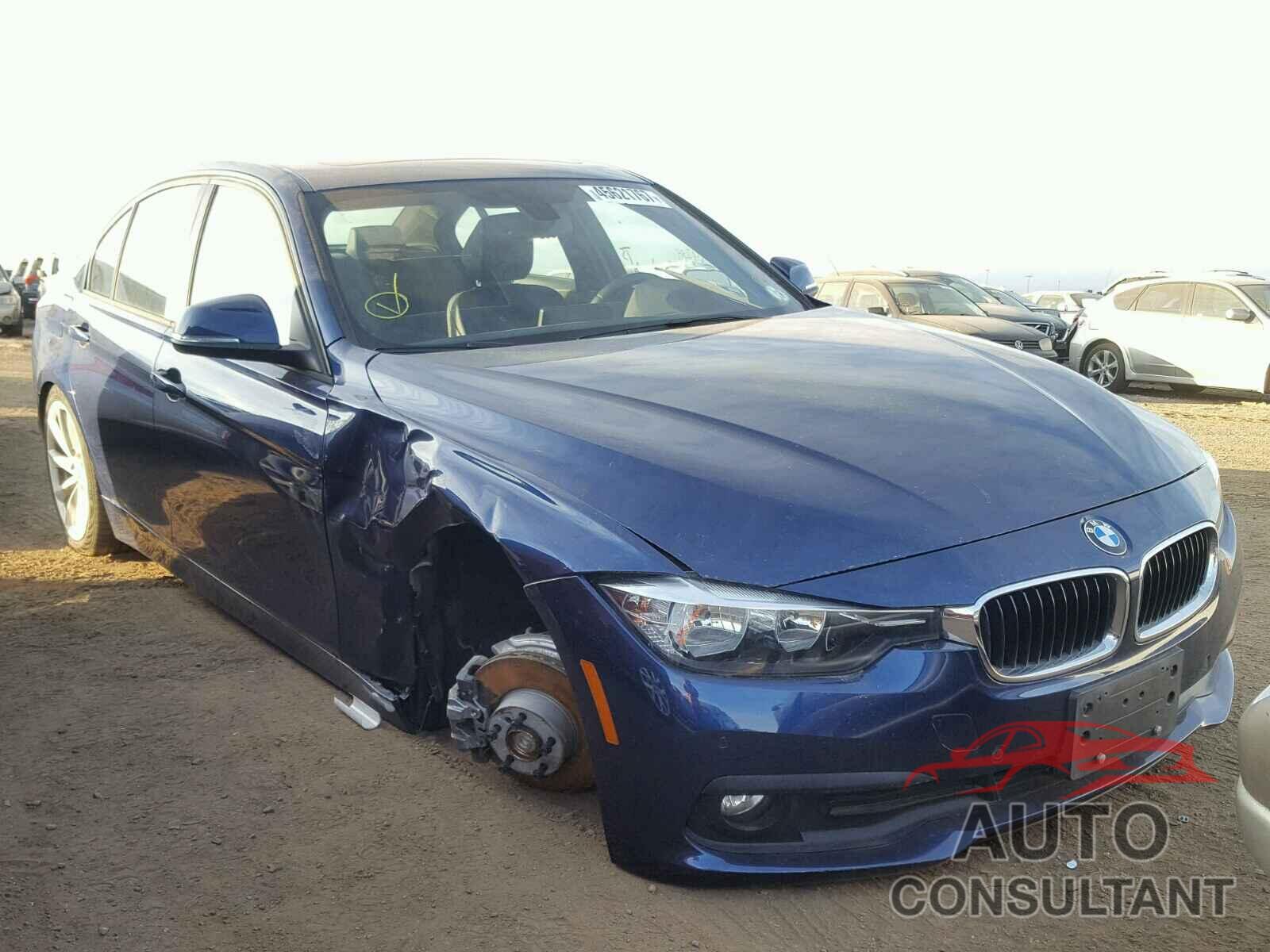 BMW 3 SERIES 2017 - WBA8A3C59HK691387