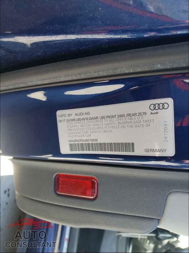 AUDI A5 2018 - WAUFNCF54JA016596