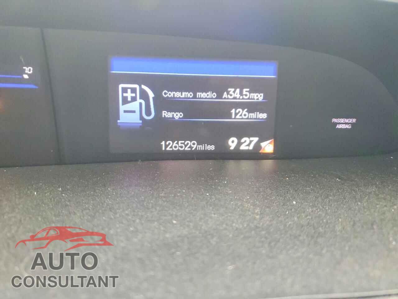 HONDA CIVIC 2012 - 2HGFB2F59CH522579