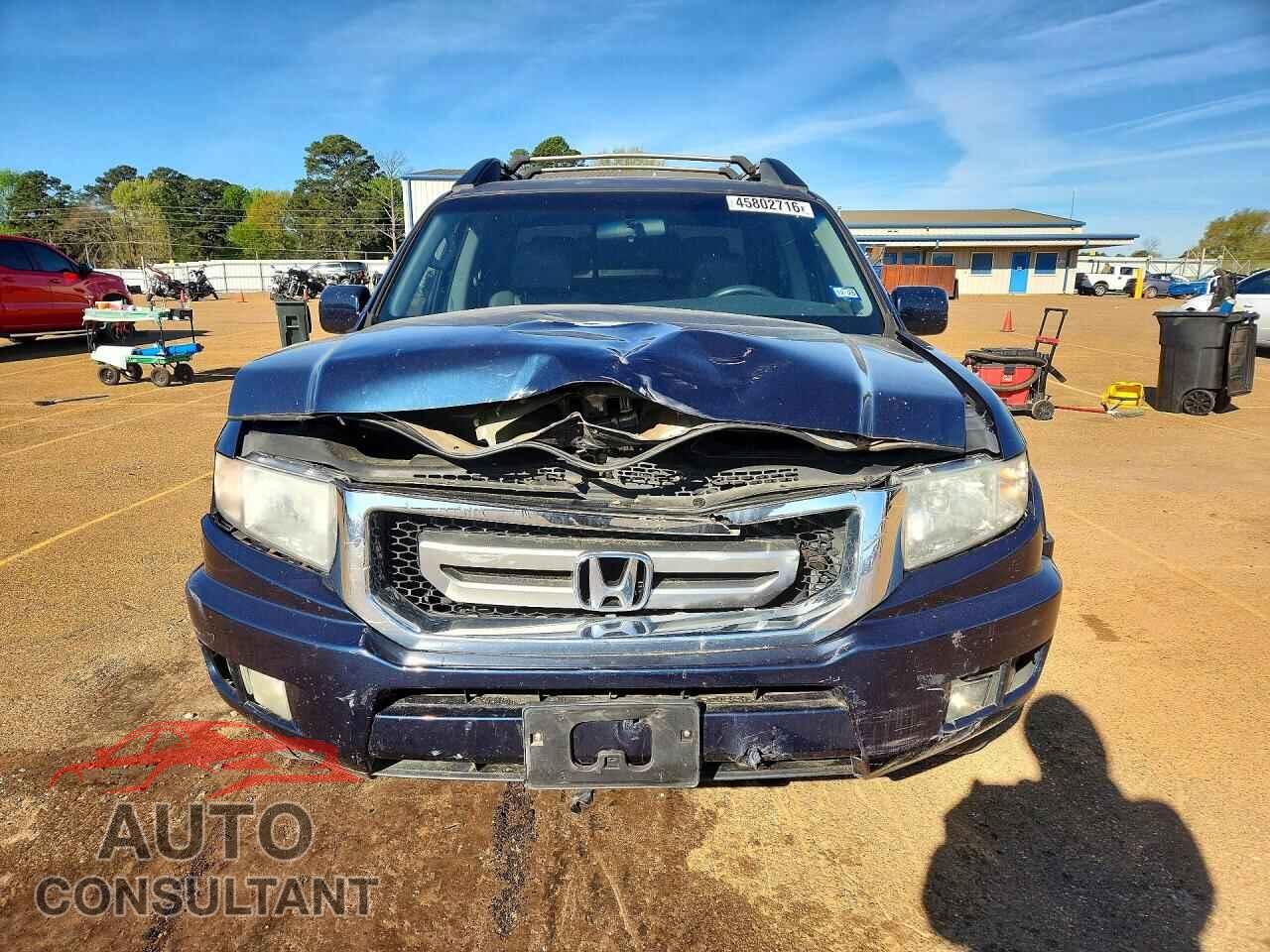 HONDA RIDGELINE 2010 - 5FPYK1F51AB006969