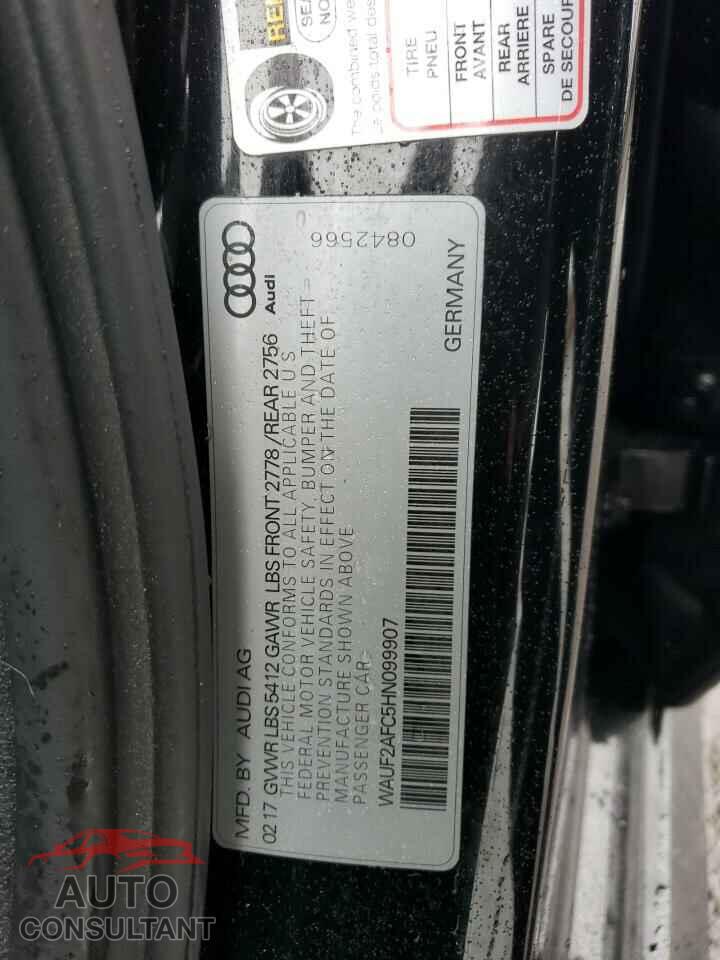 AUDI A6 2017 - WAUF2AFC5HN099907