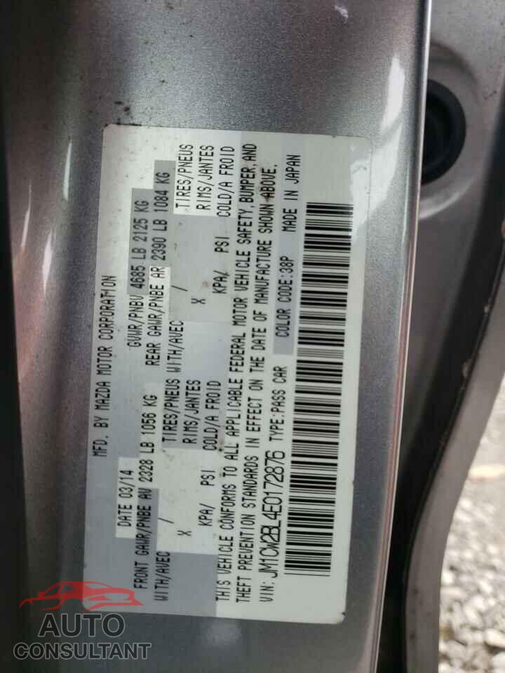 MAZDA 5 2014 - JM1CW2BL4E0172876