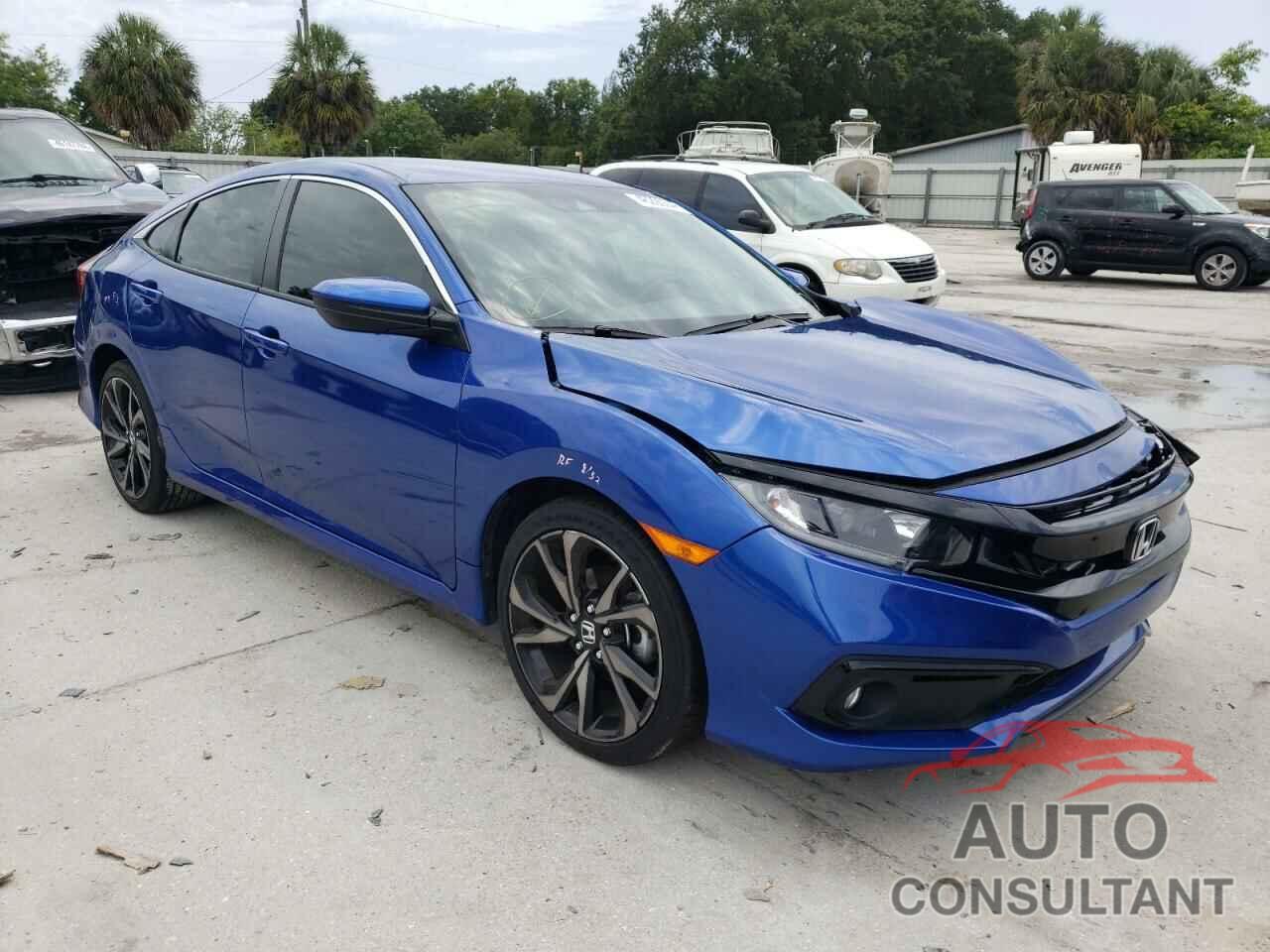 HONDA CIVIC 2019 - 2HGFC2F83KH605253