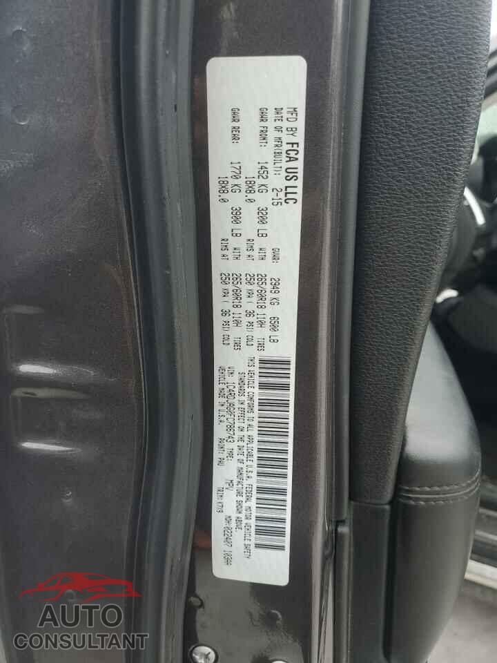 DODGE DURANGO 2015 - 1C4RDJAG0FC786743