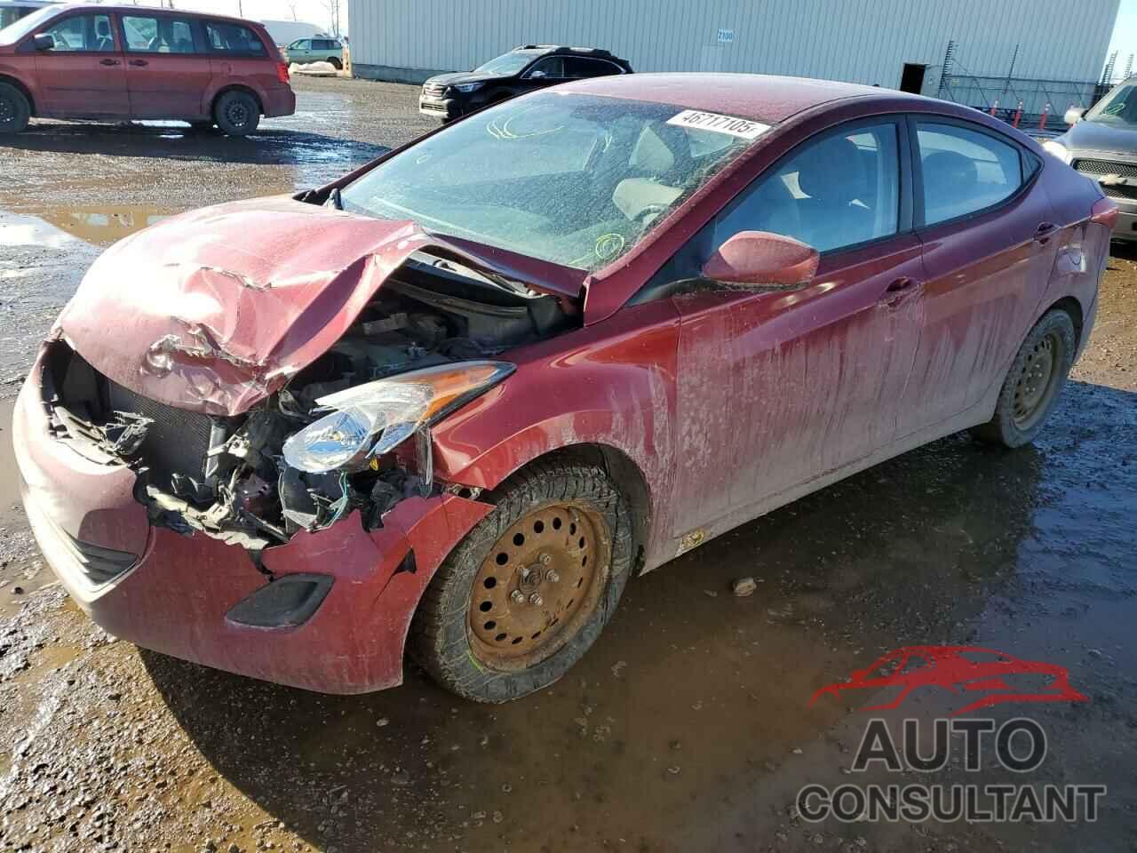 HYUNDAI ELANTRA 2012 - 5NPDH4AEXCH134582
