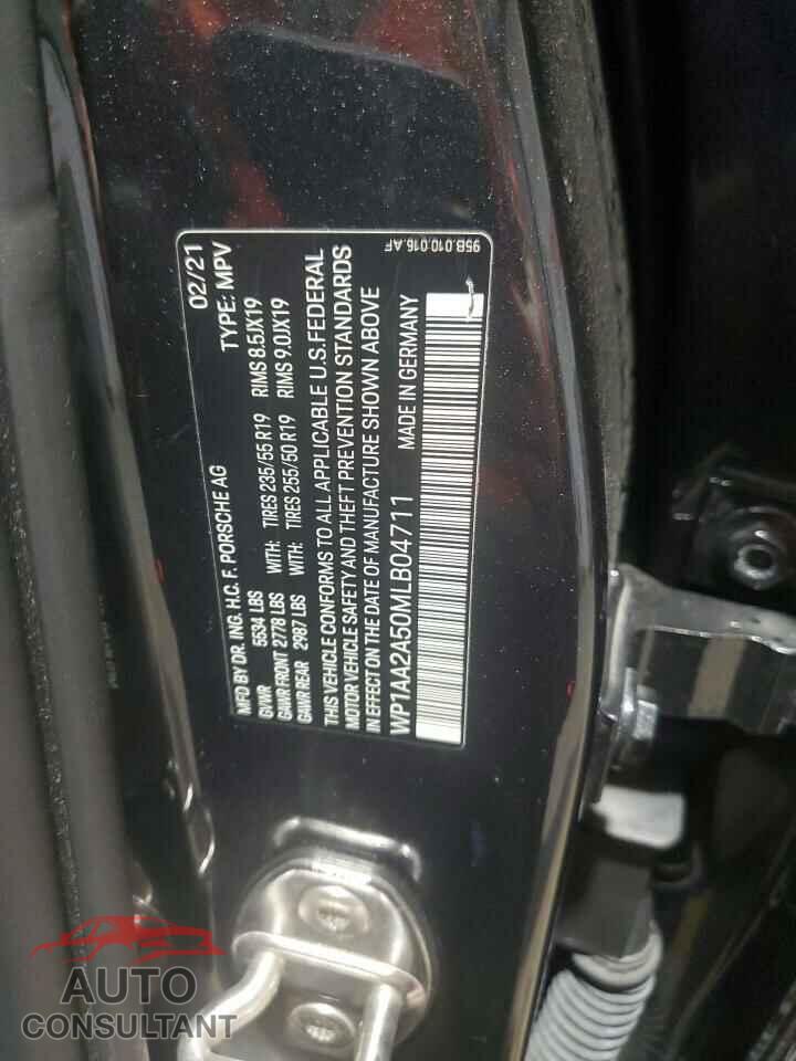PORSCHE MACAN 2021 - WP1AA2A50MLB04711