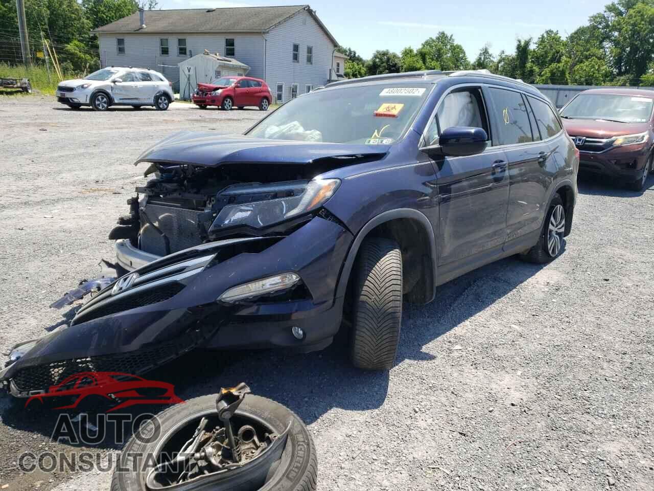 HONDA PILOT 2017 - 5FNYF6H5XHB053516