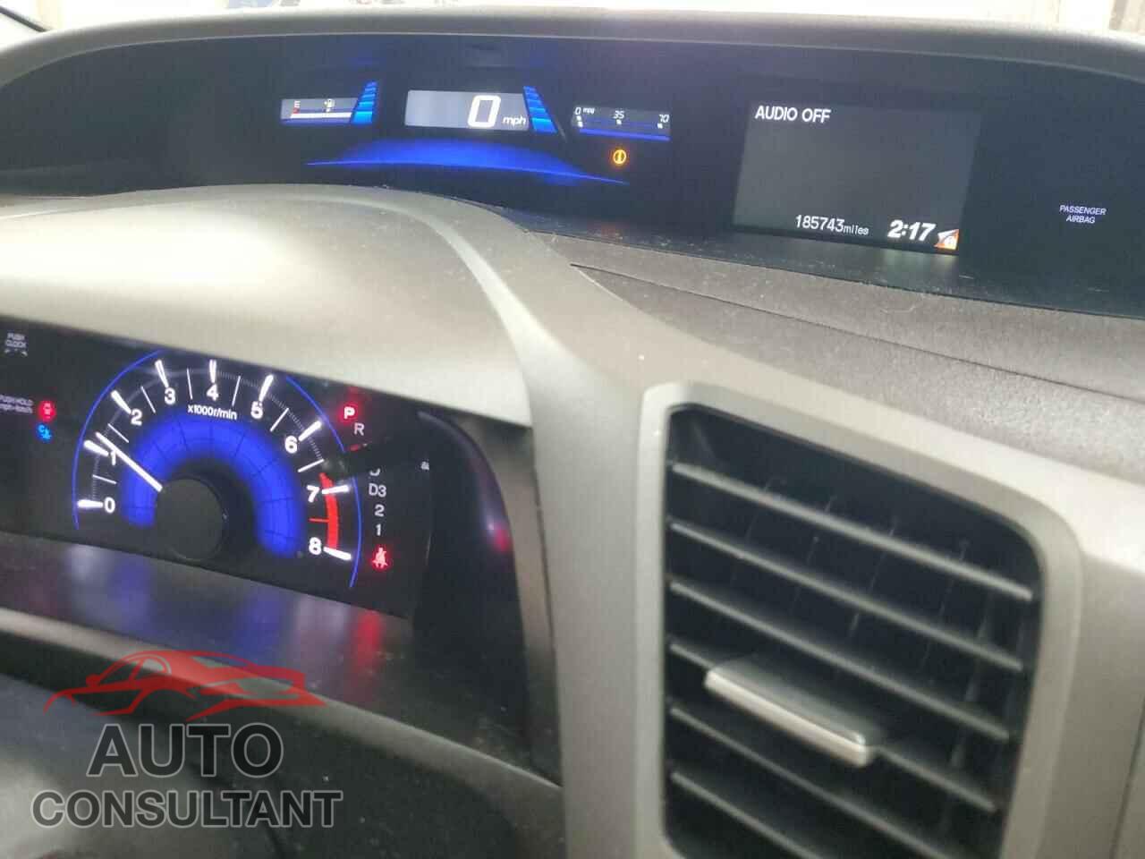 HONDA CIVIC 2012 - 19XFB2F57CE042177