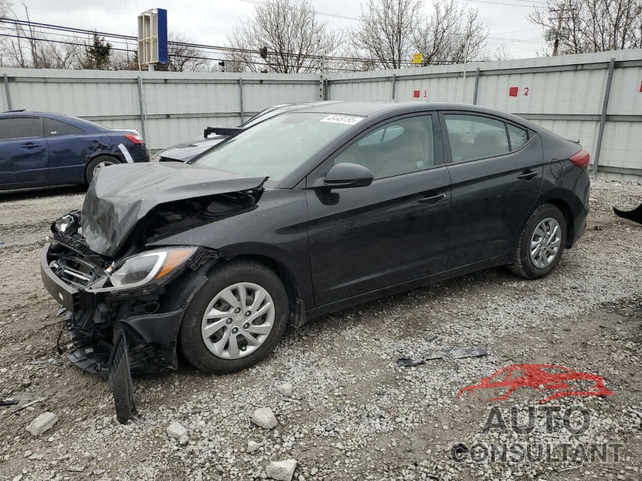 HYUNDAI ELANTRA 2018 - KMHD74LF1JU519231