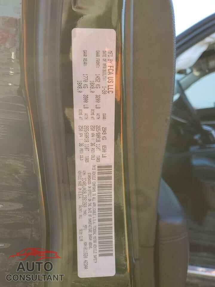 DODGE DURANGO 2020 - 1C4RDJAG9LC261269