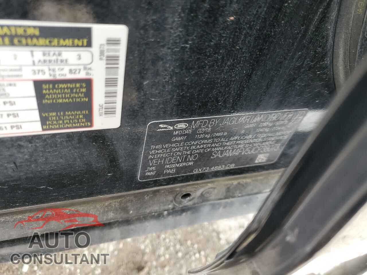 JAGUAR XE 2018 - SAJAM4FV5JCP38073