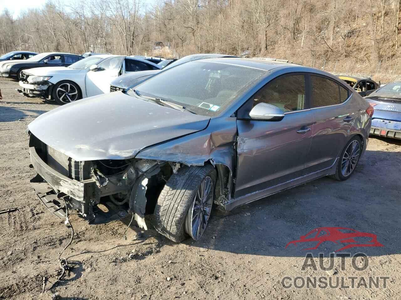 HYUNDAI ELANTRA 2018 - KMHD04LB1JU681989
