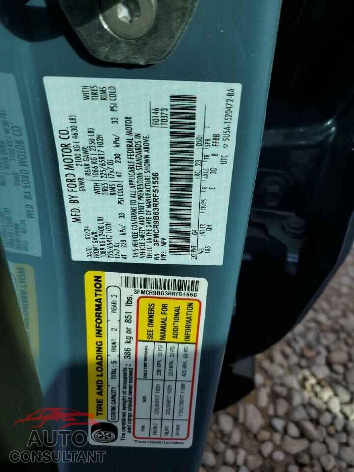 FORD BRONCO 2024 - 3FMCR9B63RRF51556