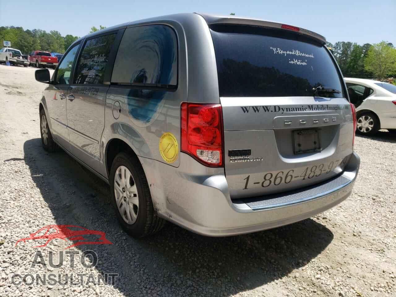 DODGE GRAND CARA 2016 - 2C4RDGBG4GR163992