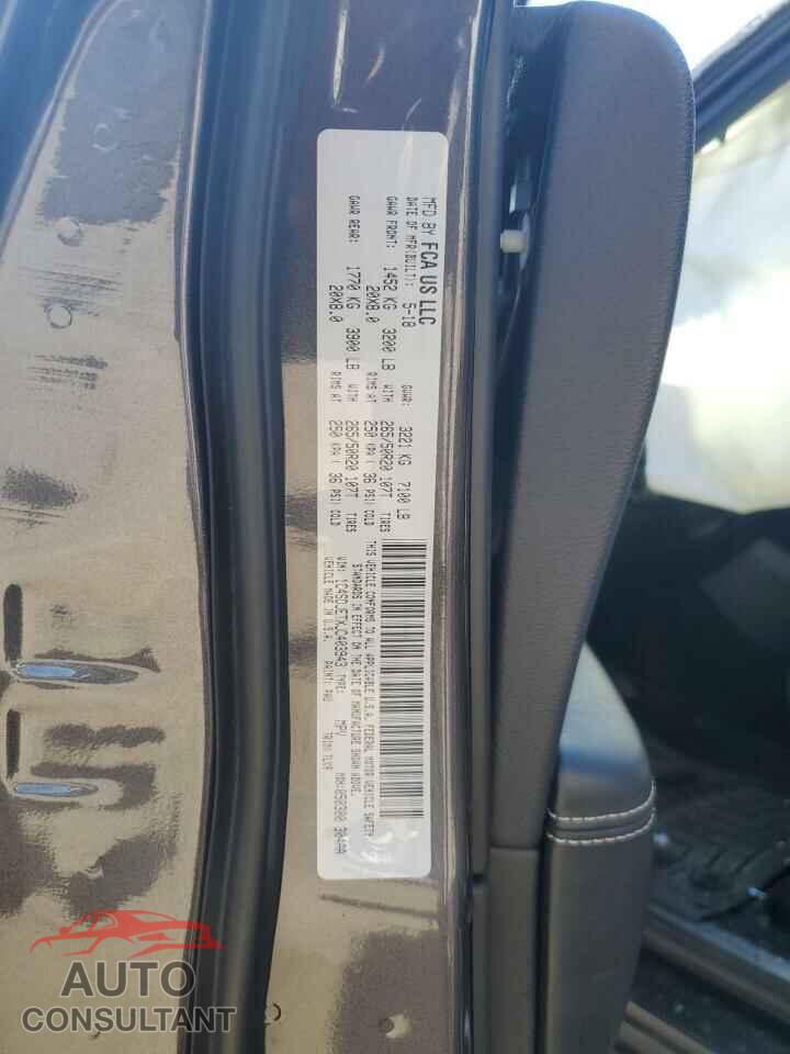 DODGE DURANGO 2018 - 1C4SDJETXJC403943