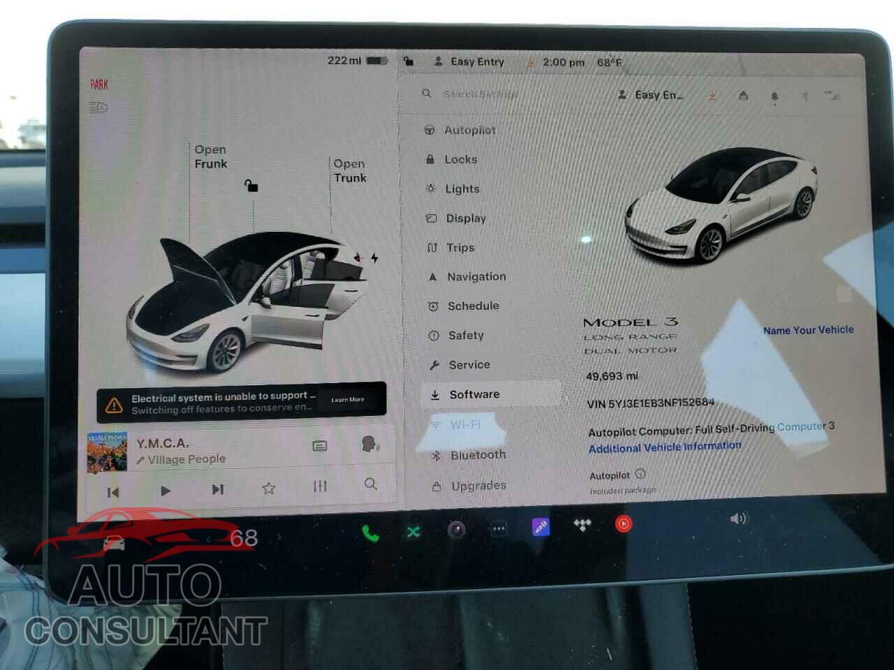 TESLA MODEL 3 2022 - 5YJ3E1EB3NF152684