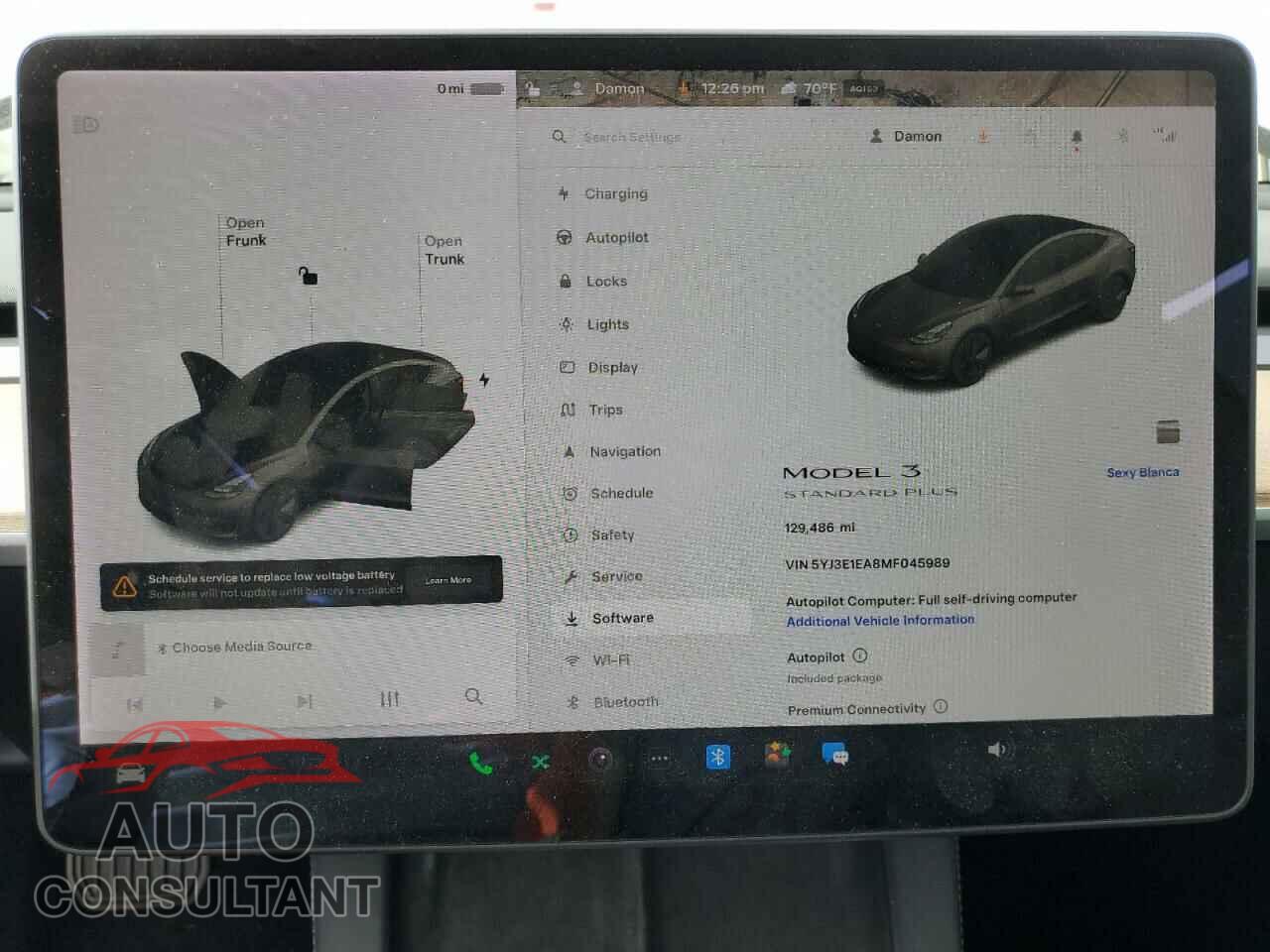 TESLA MODEL 3 2021 - 5YJ3E1EA8MF045989