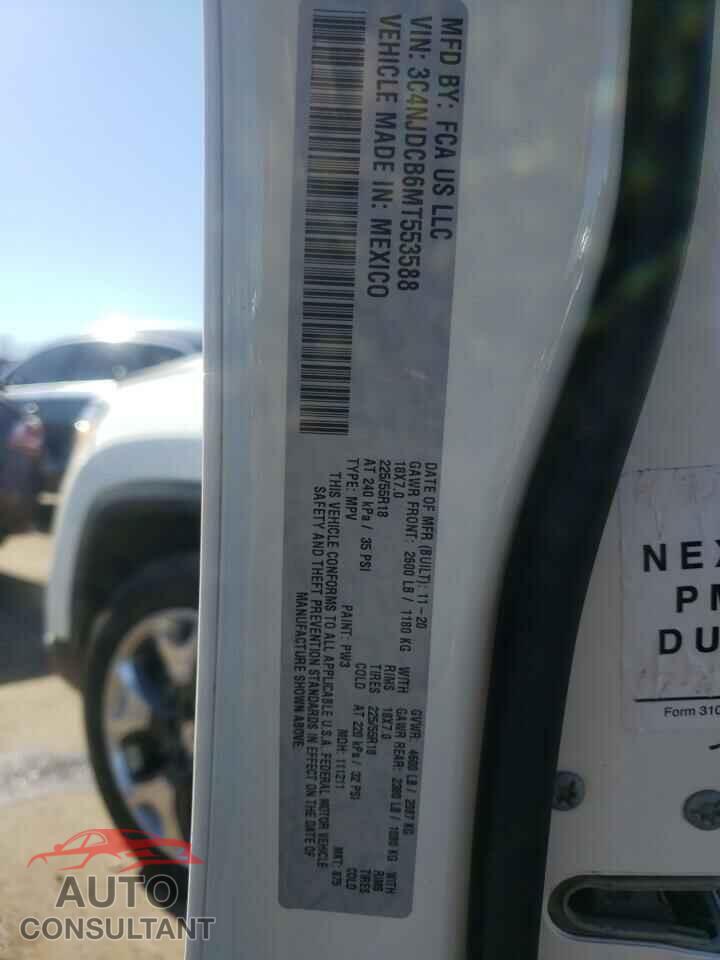 JEEP COMPASS 2021 - 3C4NJDCB6MT553588