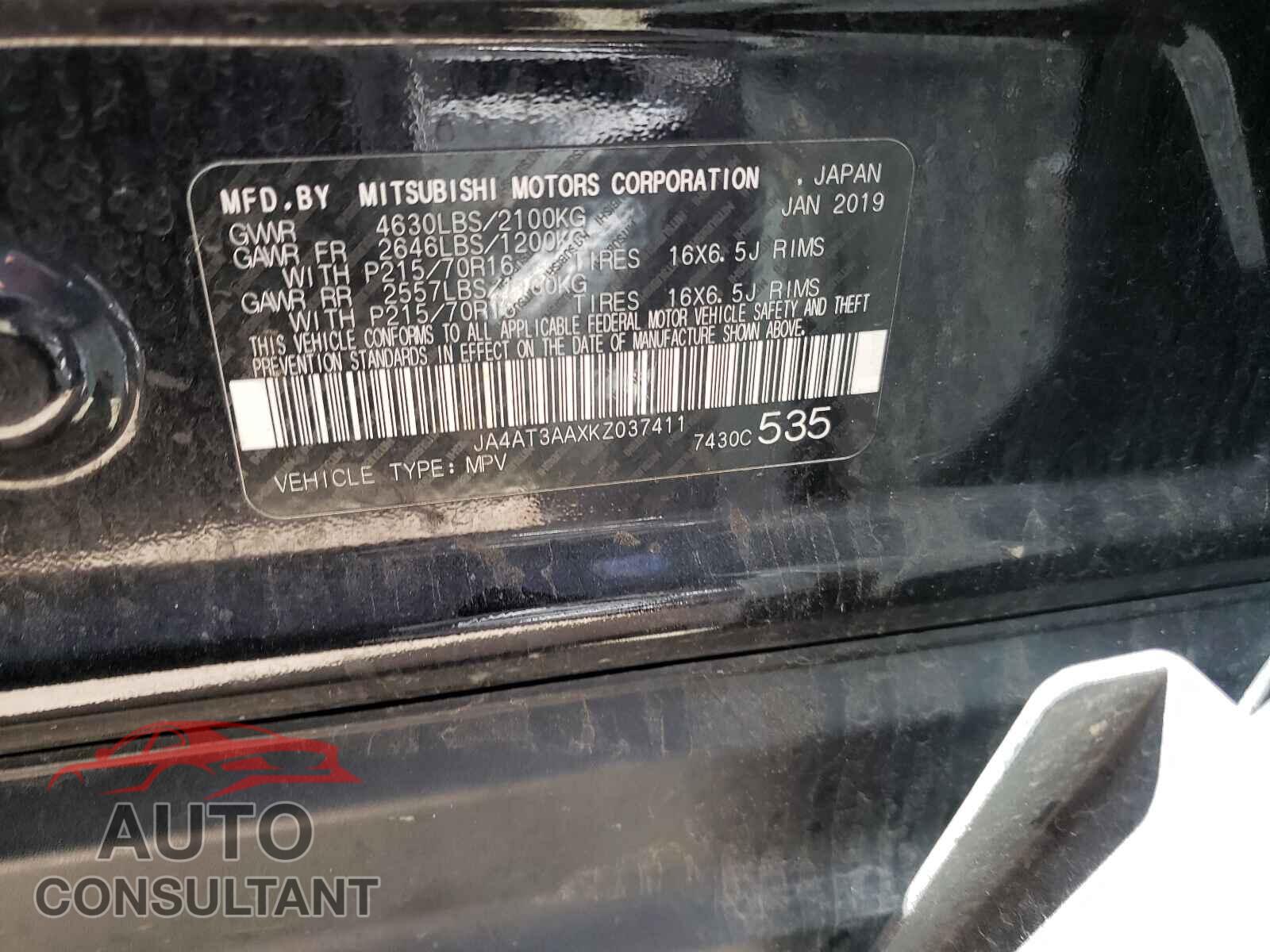 MITSUBISHI ECLIPSE 2019 - JA4AT3AAXKZ037411