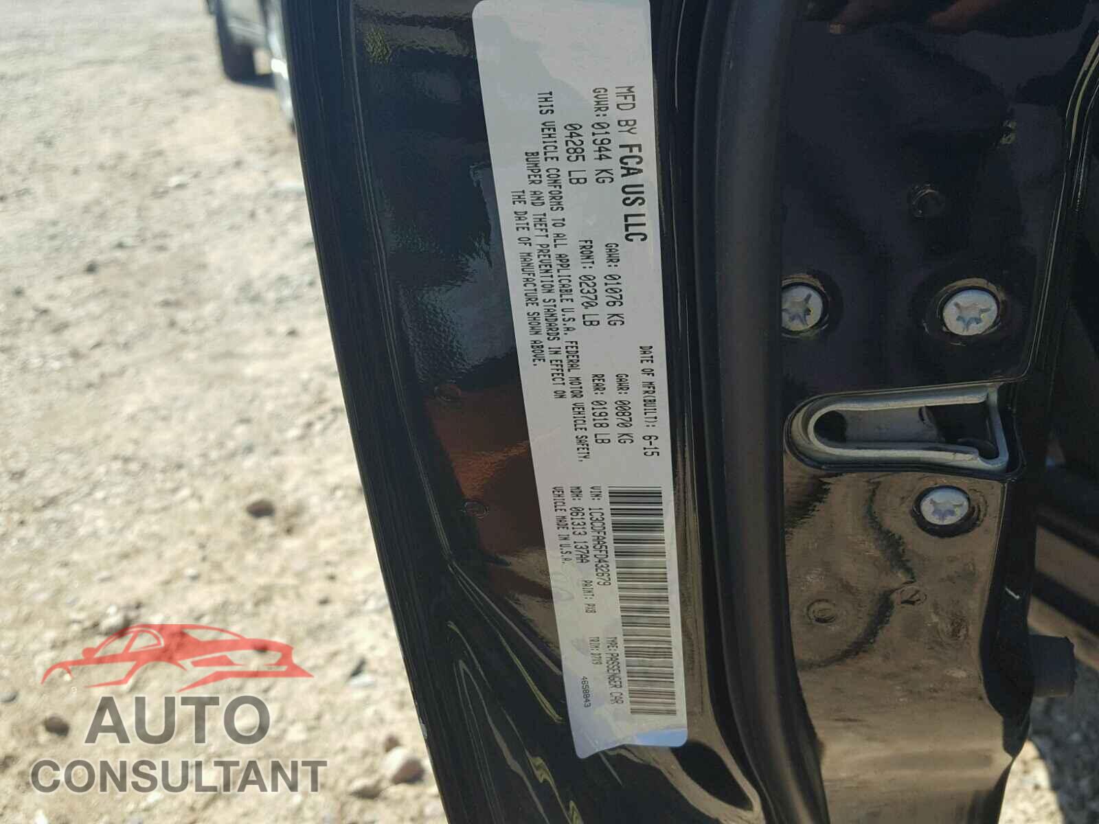 DODGE DART 2015 - 1C3CDFAA5FD432679