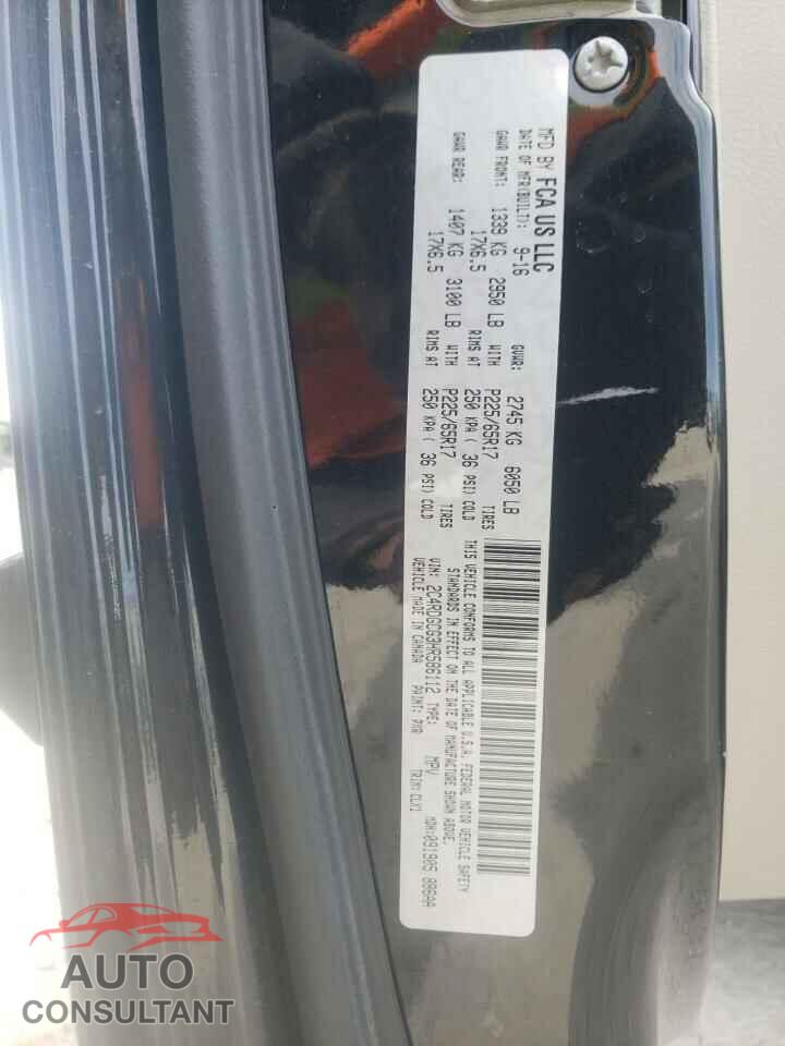 DODGE CARAVAN 2017 - 2C4RDGCG3HR586112