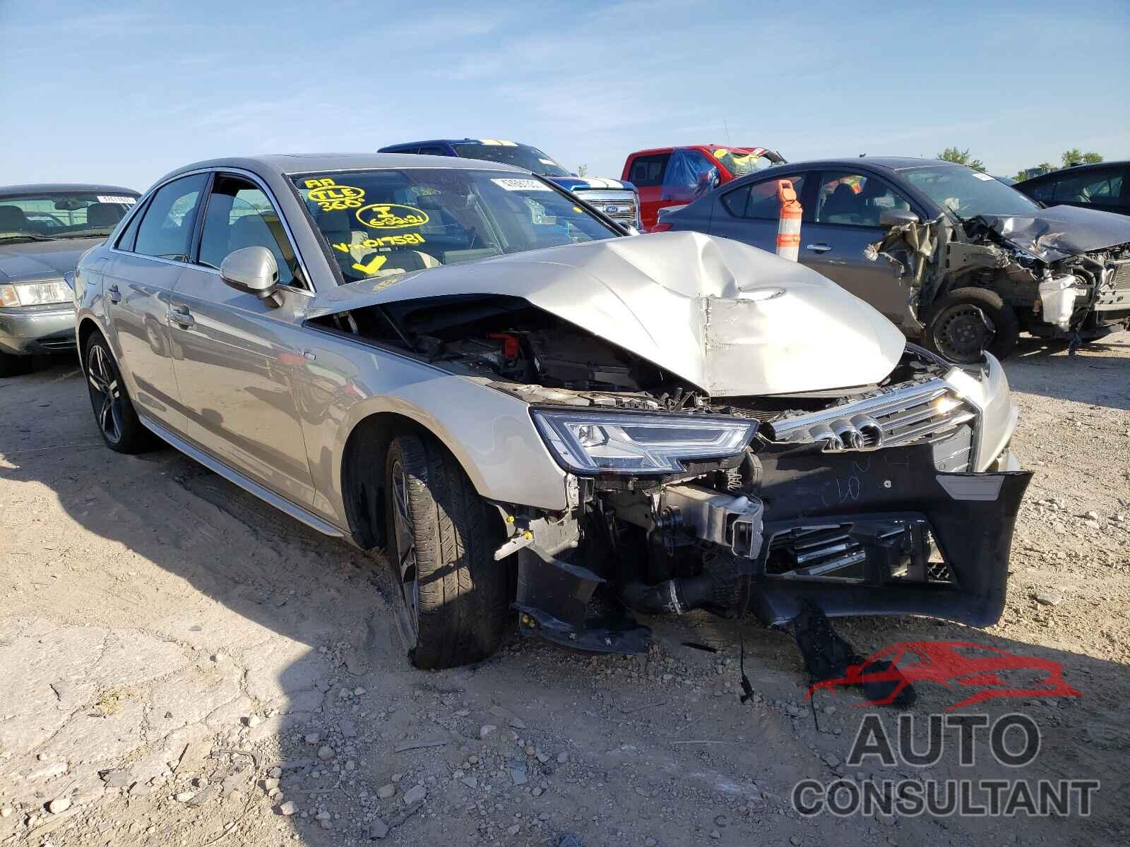 AUDI A4 2017 - WAUENAF44HN017581