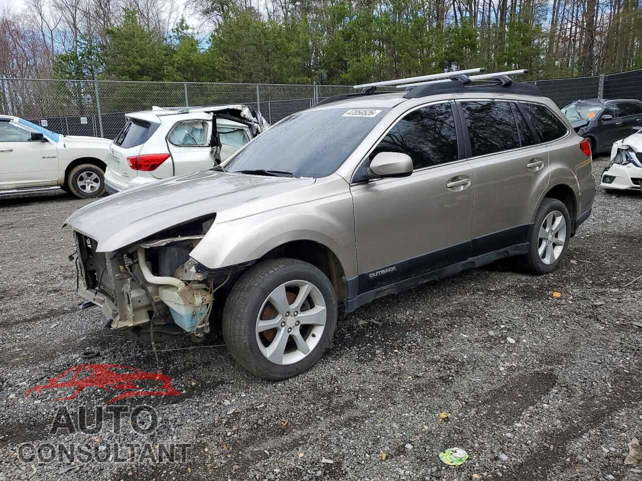 SUBARU OUTBACK 2014 - 4S4BRBCC0E3310053