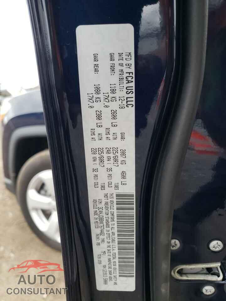 JEEP COMPASS 2019 - 3C4NJDBBXKT674462