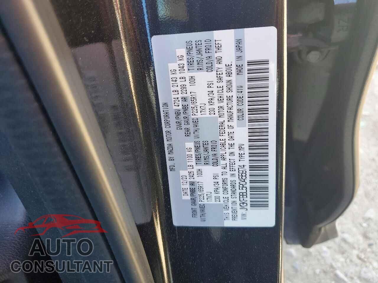 MAZDA CX-5 2024 - JM3KFBBL5R0455974