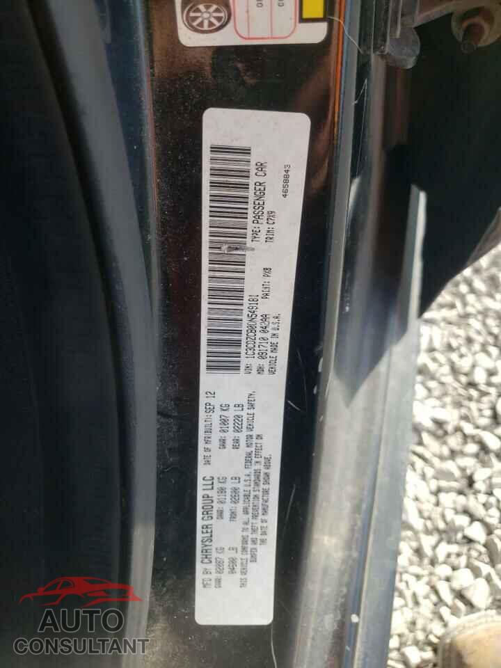 DODGE AVENGER 2013 - 1C3CDZCB0DN549181