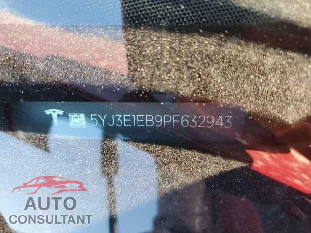 TESLA MODEL 3 2023 - 5YJ3E1EB9PF632943