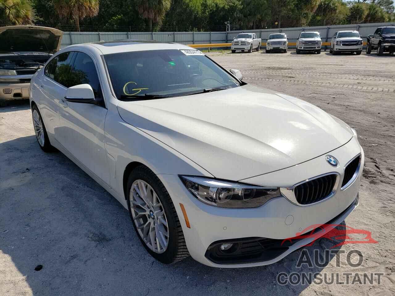 BMW 4 SERIES 2019 - WBA4J1C56KBM17459