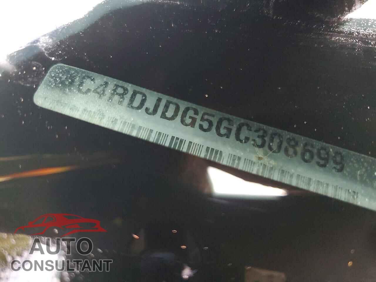 DODGE DURANGO 2016 - 1C4RDJDG5GC308699