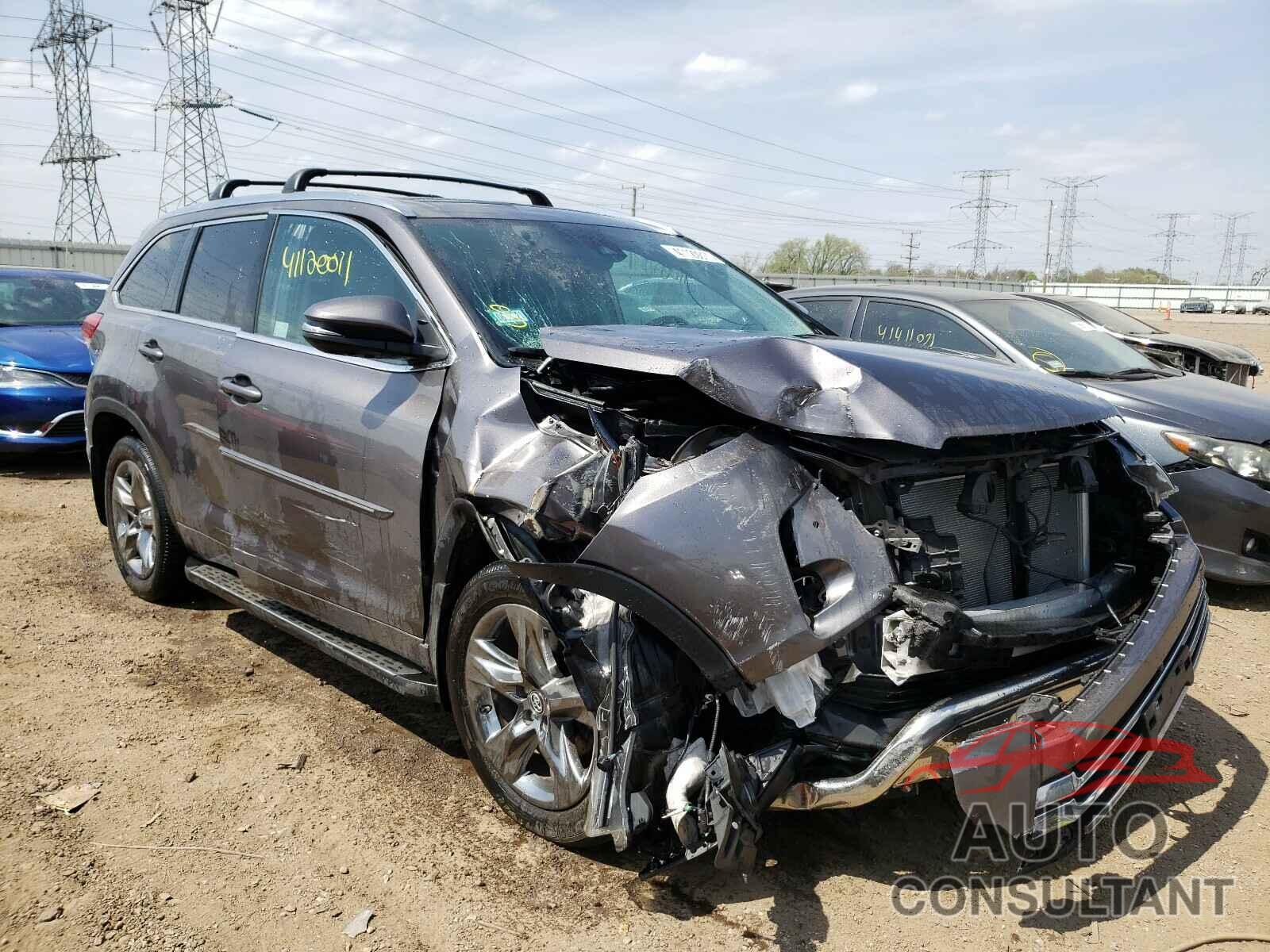 TOYOTA HIGHLANDER 2019 - 5TDDZRFH0KS950139