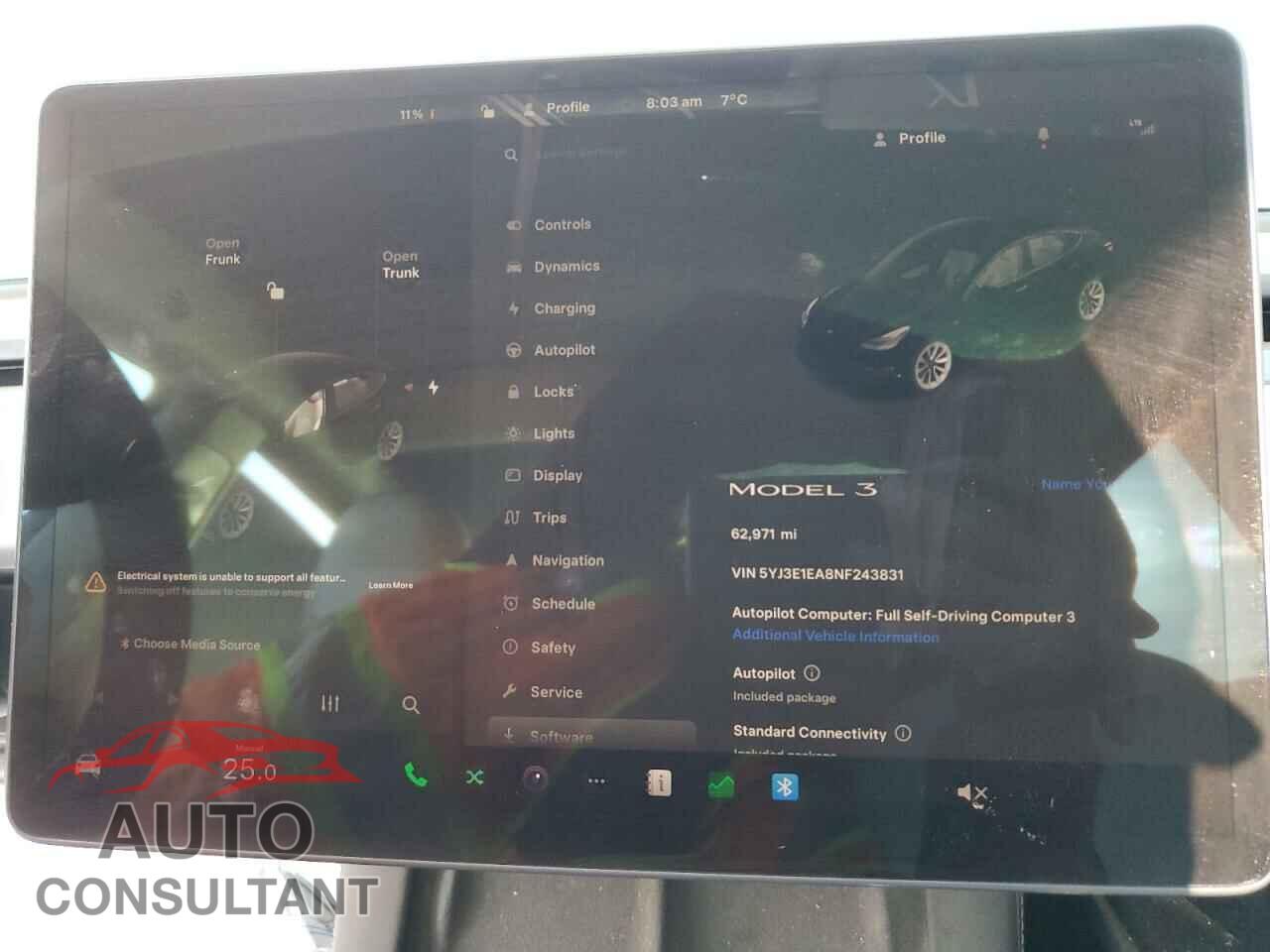 TESLA MODEL 3 2022 - 5YJ3E1EA8NF243831