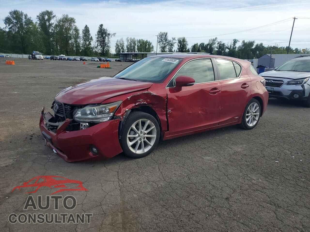LEXUS CT 200 2012 - JTHKD5BH2C2121052