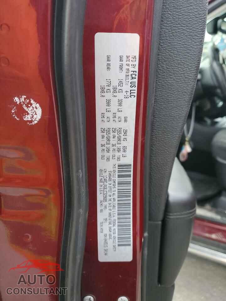 DODGE DURANGO 2018 - 1C4RDJAG6JC329685