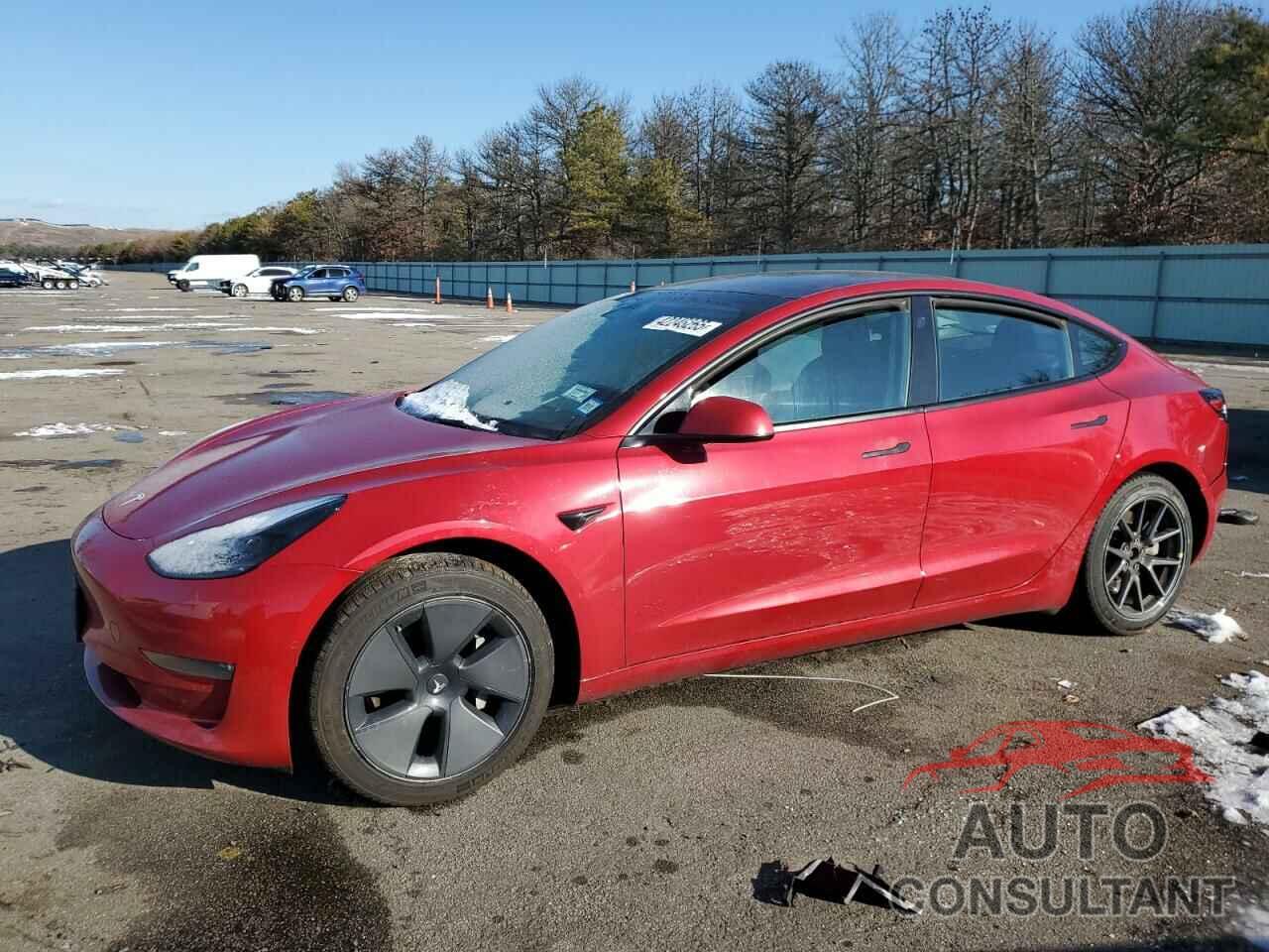 TESLA MODEL 3 2022 - 5YJ3E1EBXNF193765