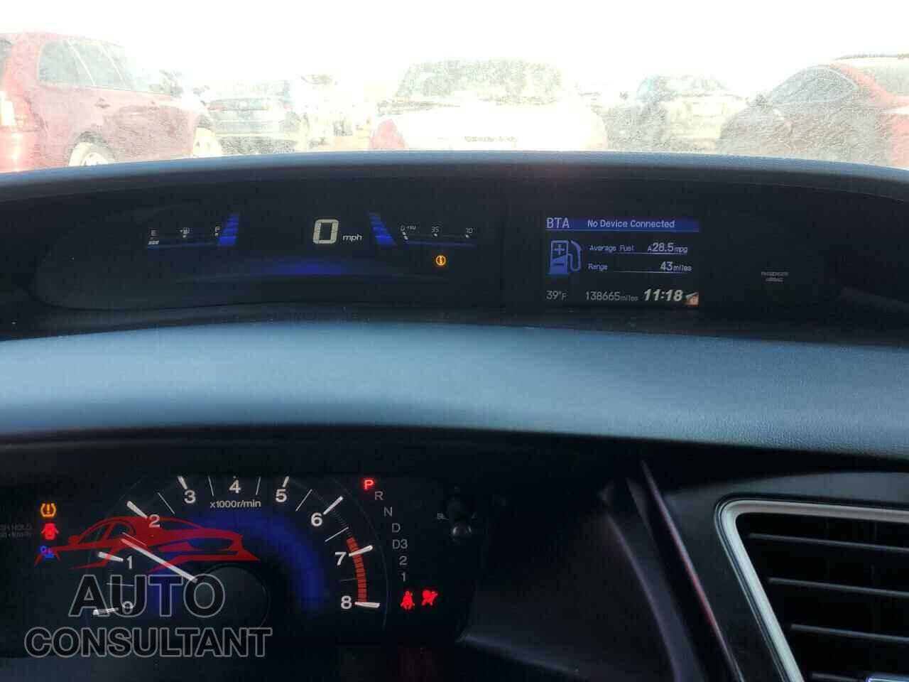HONDA CIVIC 2013 - 19XFB2F52DE027636