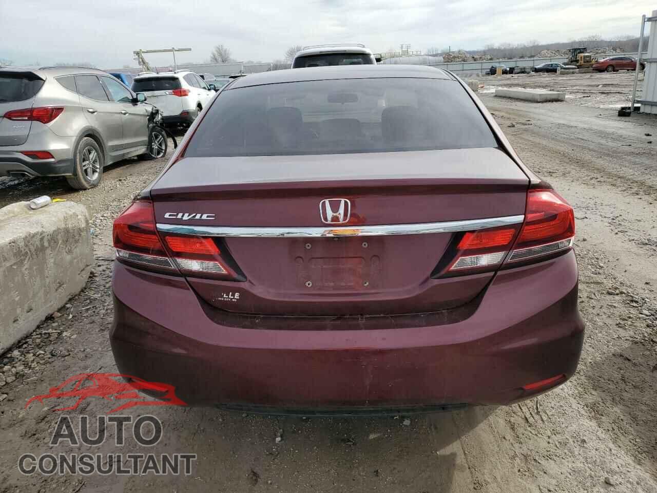 HONDA CIVIC 2013 - 19XFB2F89DE016482