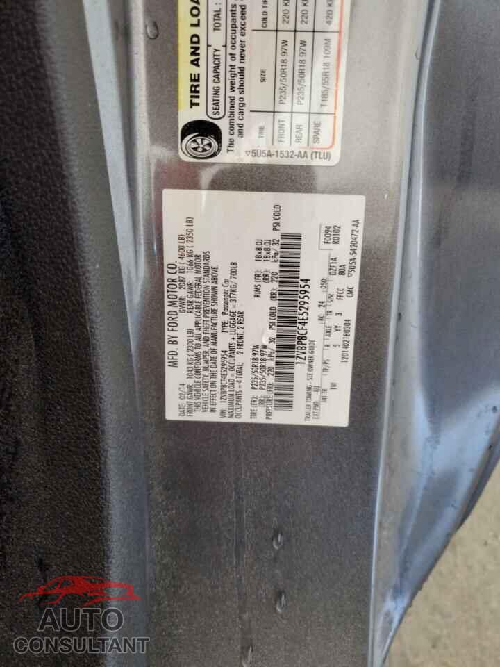 FORD MUSTANG 2014 - 1ZVBP8CF4E5295954