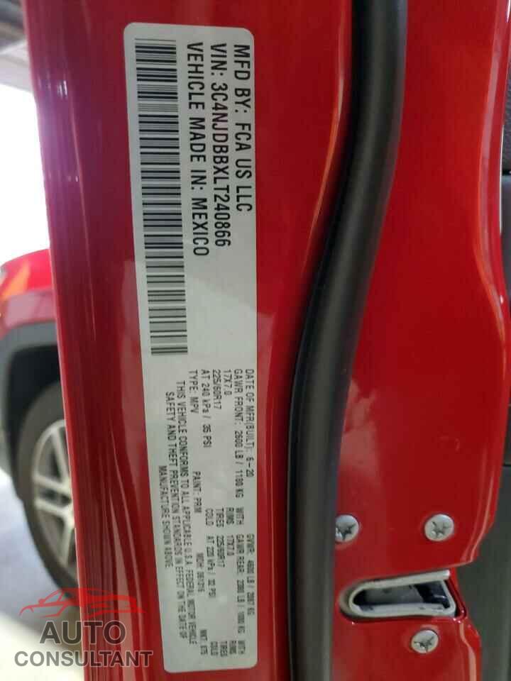 JEEP COMPASS 2020 - 3C4NJDBBXLT240866