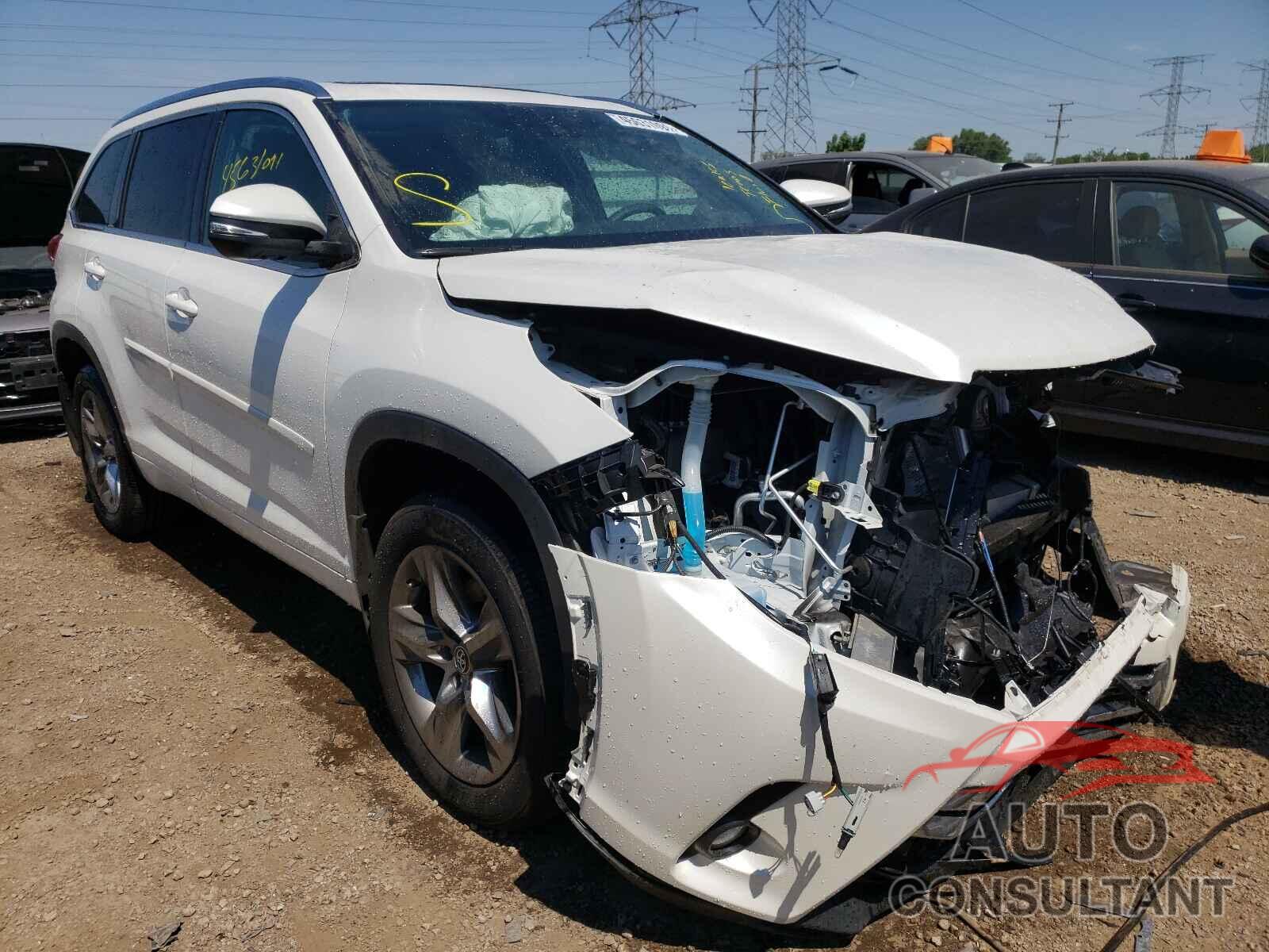 TOYOTA HIGHLANDER 2019 - 5TDDZRFH2KS990027